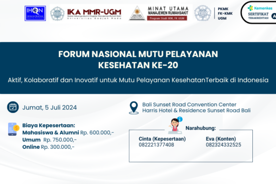 Forum Nasional Mutu Pelayanan Kesehatan Ke-20