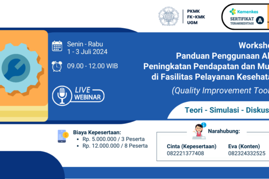 Workshop Panduan Penggunaan Alat Peningkatan Pendapatan dan Mutu di Fasilitas Pelayanan Kesehatan