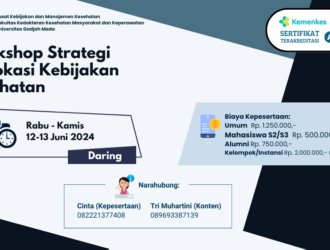 Workshop Strategi Advokasi Kebijakan Kesehatan