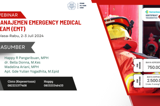 Webinar Manajemen Emergency Medical Team (EMT)