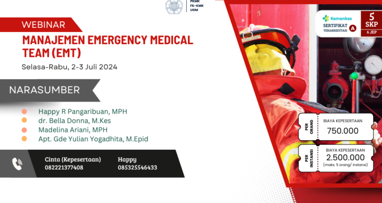 Webinar Manajemen Emergency Medical Team (EMT)