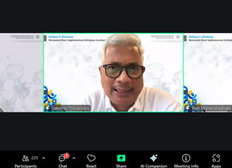 Reportase  Pertemuan 1 Serial Webinar Penyusunan Riset Implementasi Kebijakan Kesehatan